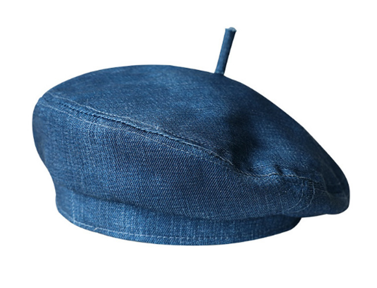 JEANS/DENIM BERET HAT
